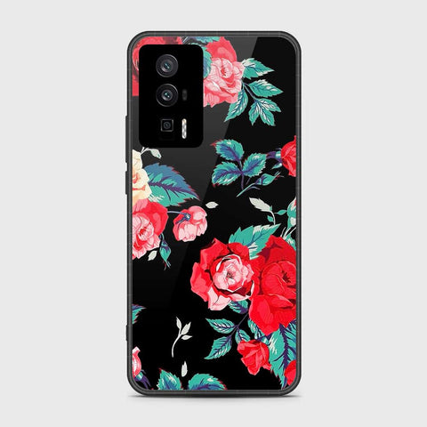 Xiaomi Redmi K60 Pro Cover- Floral Series - HQ Ultra Shine Premium Infinity Glass Soft Silicon Borders Case