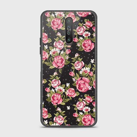 Xiaomi Poco X2 Cover - Floral Series - HQ Ultra Shine Premium Infinity Glass Soft Silicon Borders Case