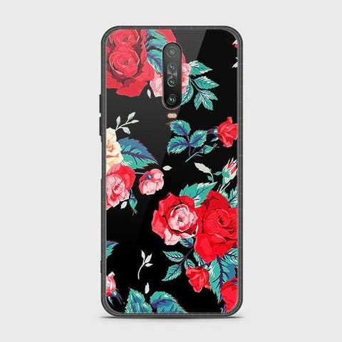 Xiaomi Poco X2 Cover - Floral Series - HQ Ultra Shine Premium Infinity Glass Soft Silicon Borders Case