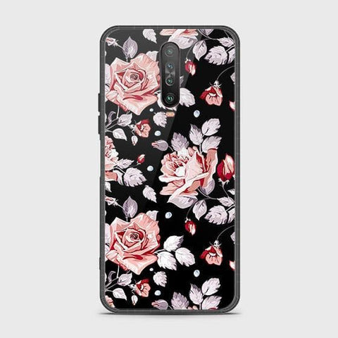 Xiaomi Poco X2 Cover - Floral Series - HQ Ultra Shine Premium Infinity Glass Soft Silicon Borders Case