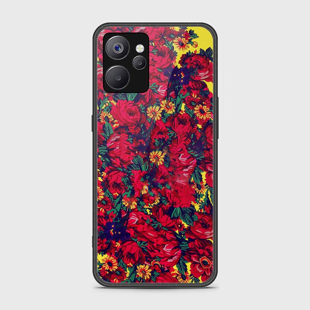 Realme 10 5G Cover- Floral Series - HQ Ultra Shine Premium Infinity Glass Soft Silicon Borders Case