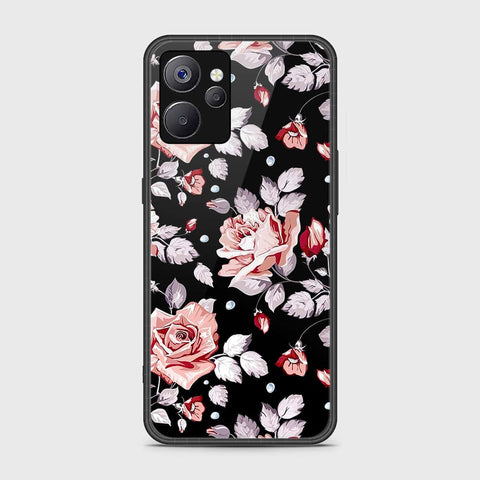 Realme 10T Cover- Floral Series - HQ Ultra Shine Premium Infinity Glass Soft Silicon Borders Case