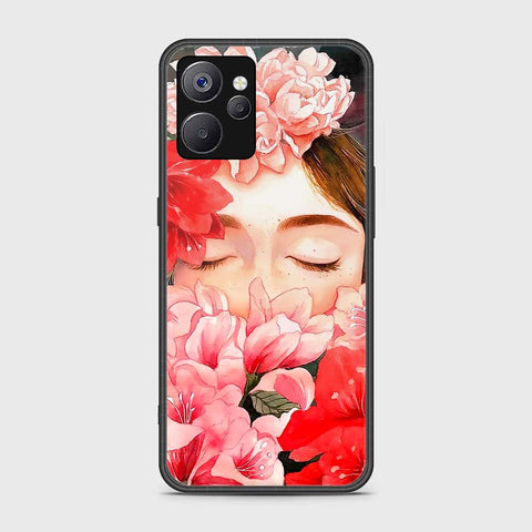 Realme 10 5G Cover- Floral Series - HQ Ultra Shine Premium Infinity Glass Soft Silicon Borders Case