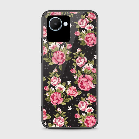 Realme C30s Cover- Floral Series - HQ Ultra Shine Premium Infinity Glass Soft Silicon Borders Case