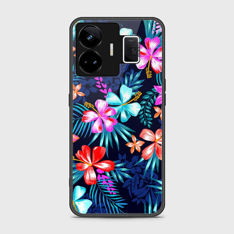 Realme GT Neo 5 Cover- Floral Series - HQ Ultra Shine Premium Infinity Glass Soft Silicon Borders Case