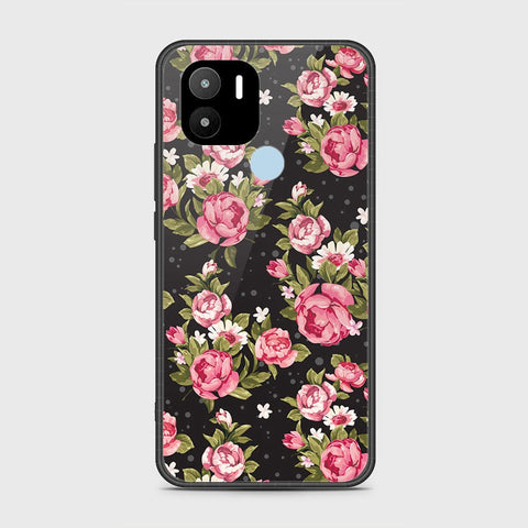 Xiaomi Redmi A2 Plus Cover- Floral Series - HQ Ultra Shine Premium Infinity Glass Soft Silicon Borders Case