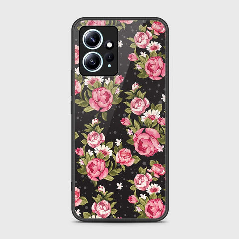 Xiaomi Redmi Note 12 4G Cover- Floral Series - HQ Ultra Shine Premium Infinity Glass Soft Silicon Borders Case