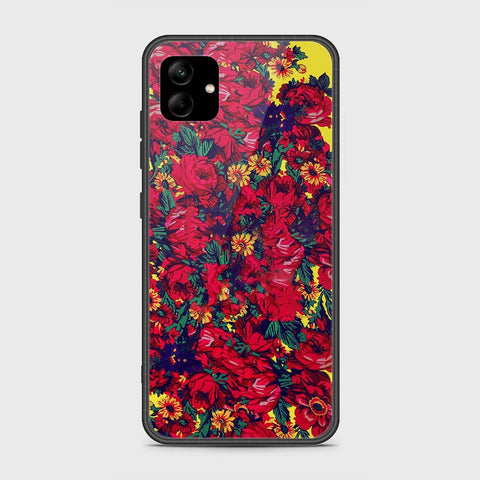 Samsung Galaxy M13 5G Cover- Floral Series - HQ Ultra Shine Premium Infinity Glass Soft Silicon Borders Case