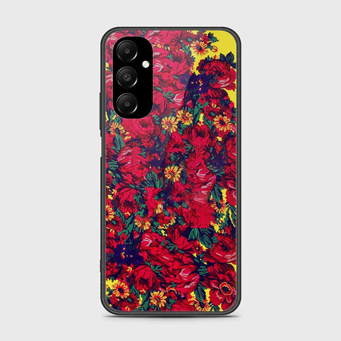 Samsung Galaxy A05s Cover- Floral Series - HQ Ultra Shine Premium Infinity Glass Soft Silicon Borders Case