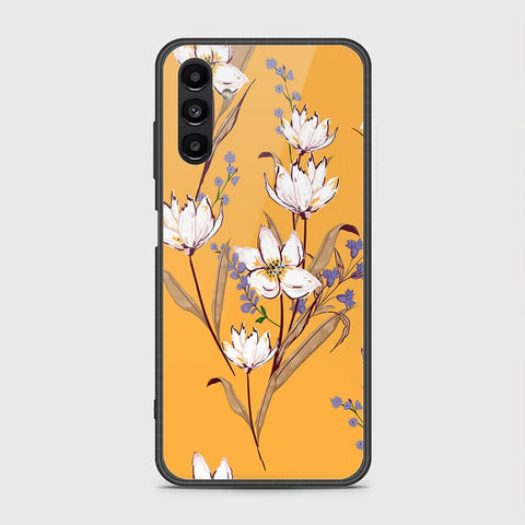 Samsung Galaxy A13 5G Cover- Floral Series - HQ Ultra Shine Premium Infinity Glass Soft Silicon Borders Case