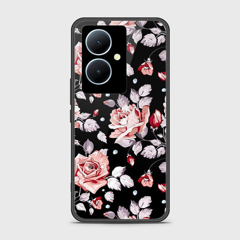 Vivo Y78 Plus 5G Cover - Floral Series - HQ Ultra Shine Premium Infinity Glass Soft Silicon Borders Case