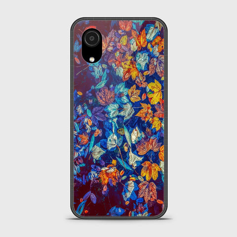 Samsung Galaxy A03 Core Cover - Floral Series 2 - HQ Ultra Shine Premium Infinity Glass Soft Silicon Borders Case