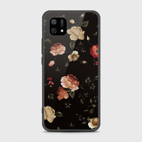 Oppo A16e Cover- Floral Series 2 - HQ Ultra Shine Premium Infinity Glass Soft Silicon Borders Case