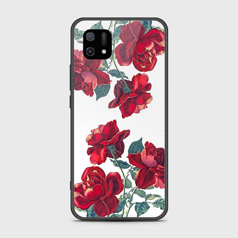 Oppo A16K Cover- Floral Series 2 - HQ Ultra Shine Premium Infinity Glass Soft Silicon Borders Case