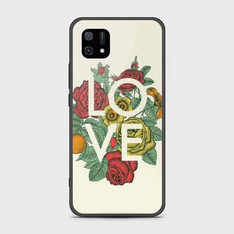 Oppo A16e Cover- Floral Series 2 - HQ Ultra Shine Premium Infinity Glass Soft Silicon Borders Case