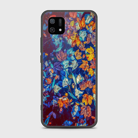 Oppo A16e Cover- Floral Series 2 - HQ Ultra Shine Premium Infinity Glass Soft Silicon Borders Case