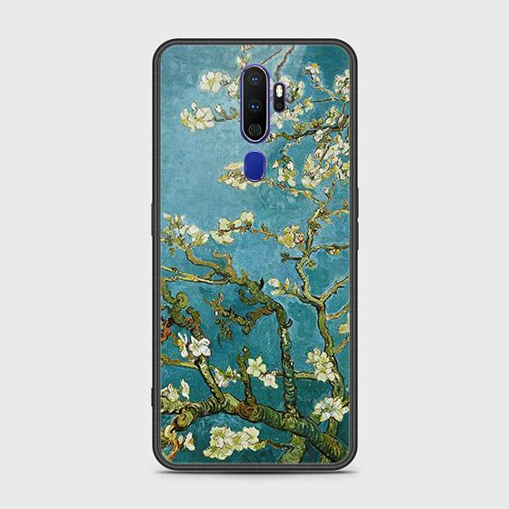 Oppo A5 2020 Cover - Floral Series 2 - HQ Ultra Shine Premium Infinity Glass Soft Silicon Borders Case