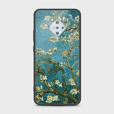 Vivo Y51 Cover - Floral Series 2 - HQ Ultra Shine Premium Infinity Glass Soft Silicon Borders Case