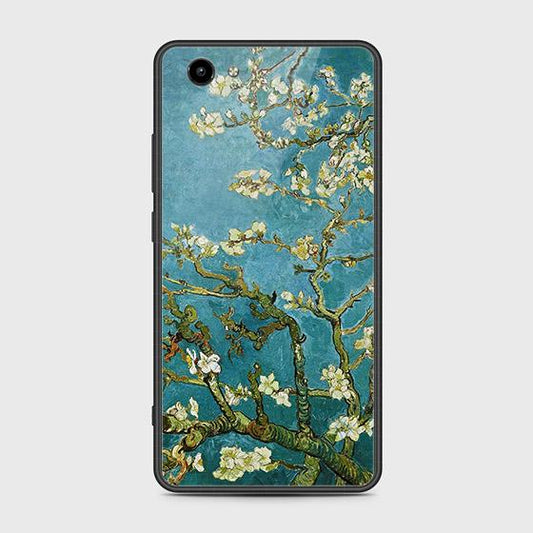 Vivo Y71 Cover - Floral Series 2 - HQ Ultra Shine Premium Infinity Glass Soft Silicon Borders Case