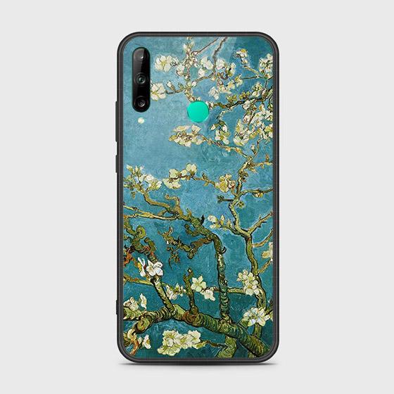 Huawei P40 lite E Cover - Floral Series 2 - HQ Ultra Shine Premium Infinity Glass Soft Silicon Borders Case