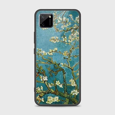 Realme C11 Cover - Floral Series 2 - HQ Ultra Shine Premium Infinity Glass Soft Silicon Borders Case