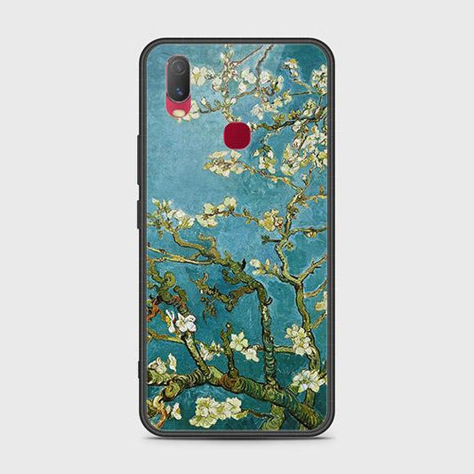 Vivo Y11 2019 Cover - Floral Series 2 - HQ Ultra Shine Premium Infinity Glass Soft Silicon Borders Case (Fast Delivery)