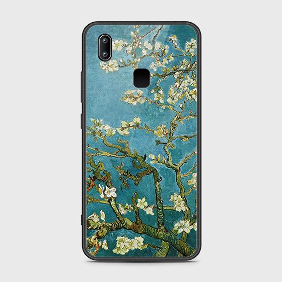 Vivo Y91 Cover - Floral Series 2 - HQ Ultra Shine Premium Infinity Glass Soft Silicon Borders Case