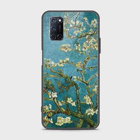 Oppo A72 Cover - Floral Series 2 - HQ Ultra Shine Premium Infinity Glass Soft Silicon Borders Case