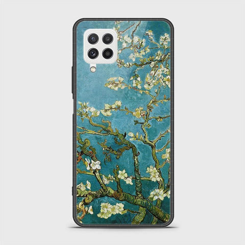 Samsung Galaxy M32 Cover- Floral Series 2 - HQ Ultra Shine Premium Infinity Glass Soft Silicon Borders Case