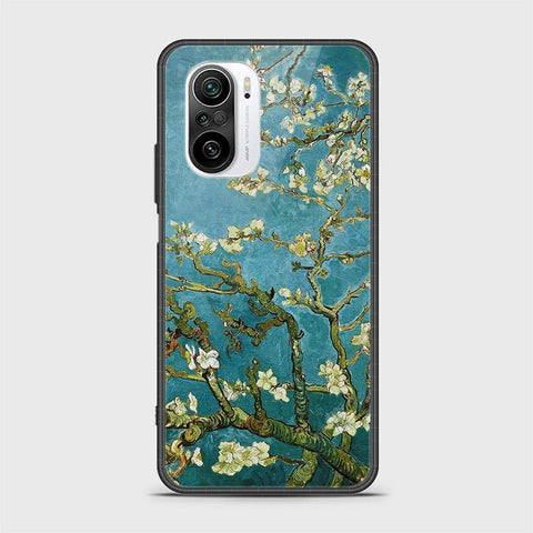 Xiaomi Redmi K40 Pro Cover- Floral Series 2 - HQ Ultra Shine Premium Infinity Glass Soft Silicon Borders Case