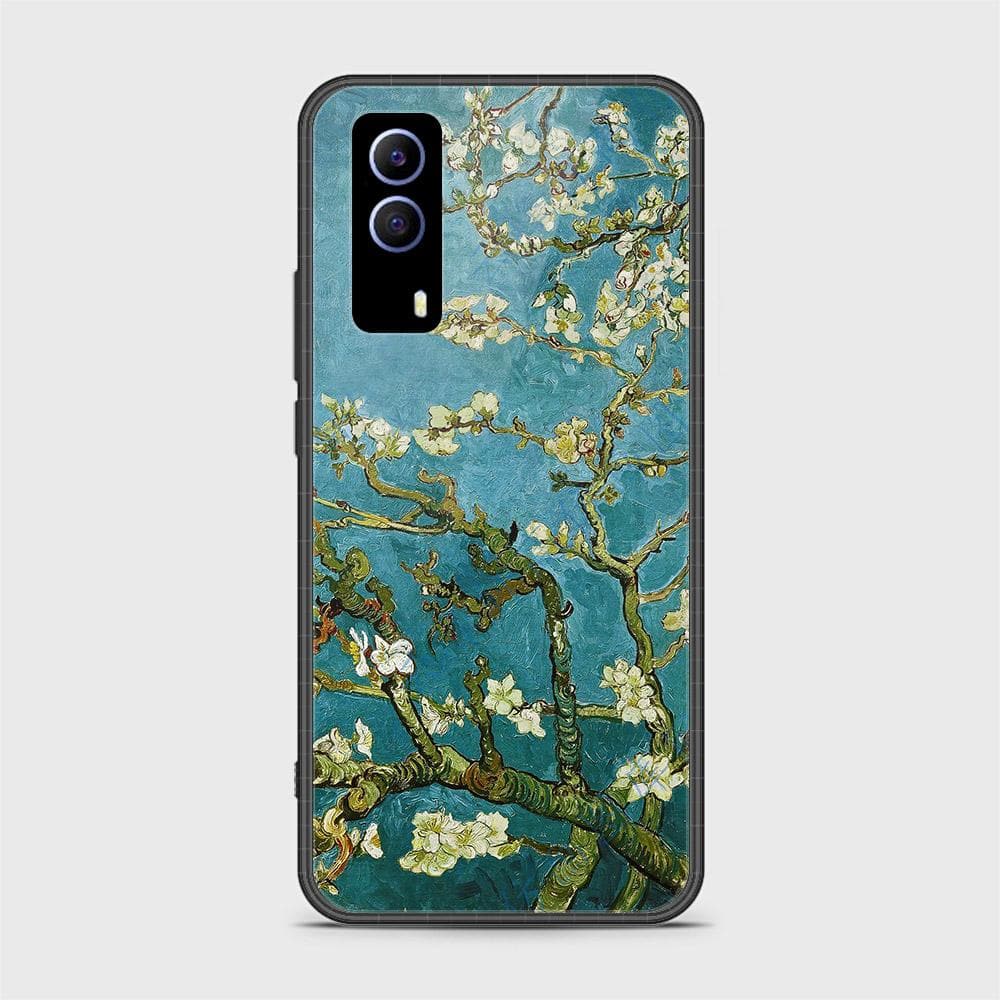 Vivo Y53s 5G Cover - Floral Series 2 - HQ Ultra Shine Premium Infinity Glass Soft Silicon Borders Case