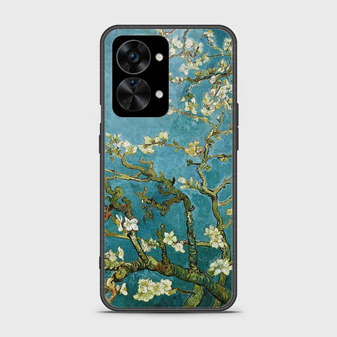 OnePlus Nord 2T Cover - Floral Series 2 - HQ Ultra Shine Premium Infinity Glass Soft Silicon Borders Case