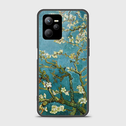 Realme Narzo 50A Prime Cover- Floral Series 2 - HQ Ultra Shine Premium Infinity Glass Soft Silicon Borders Case