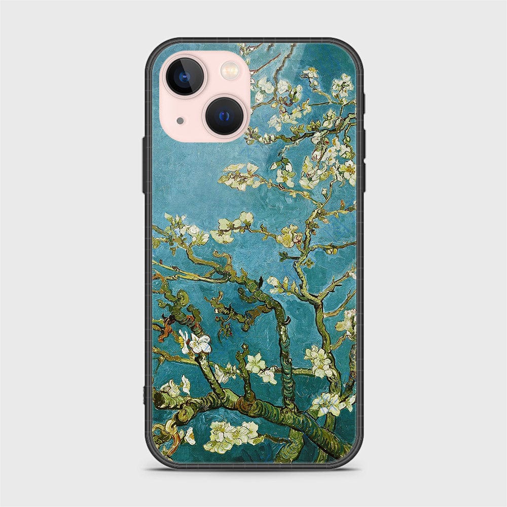 iPhone 14 Plus Cover- Floral Series 2 - HQ Ultra Shine Premium Infinity Glass Soft Silicon Borders Case