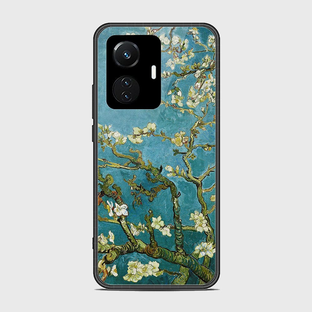 Vivo Y55 4G Cover- Floral Series 2 - HQ Ultra Shine Premium Infinity Glass Soft Silicon Borders Case