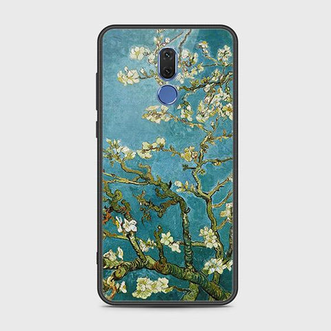 Huawei Mate 10 Lite Cover - Floral Series 2 - HQ Ultra Shine Premium Infinity Glass Soft Silicon Borders Case