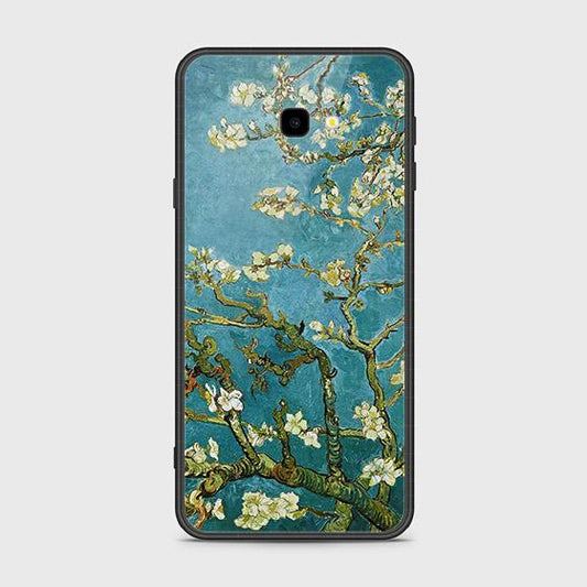 Samsung Galaxy J4 Plus Cover - Floral Series 2 - HQ Ultra Shine Premium Infinity Glass Soft Silicon Borders Case