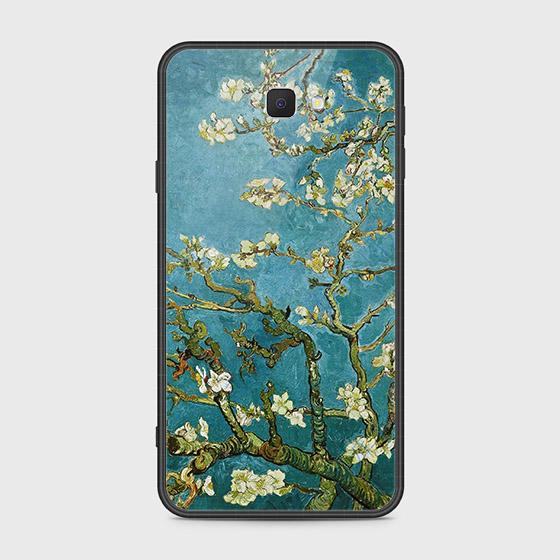 Samsung Galaxy J7 Prime Cover - Floral Series 2 - HQ Ultra Shine Premium Infinity Glass Soft Silicon Borders Case