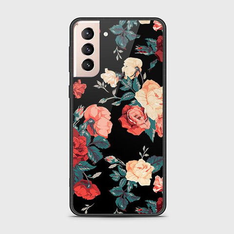 Samsung Galaxy S22 Plus 5G Cover - Floral Series 2 - HQ Ultra Shine Premium Infinity Glass Soft Silicon Borders Case