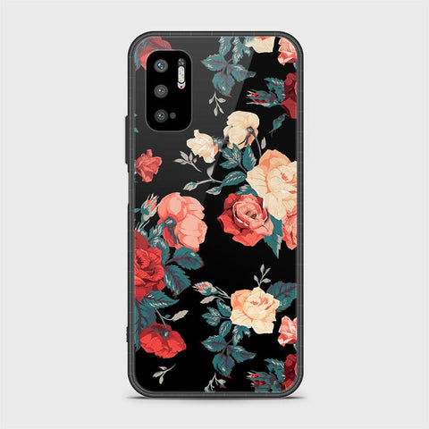 Xiaomi Redmi Note 10 5G Cover - Floral Series 2 - HQ Ultra Shine Premium Infinity Glass Soft Silicon Borders Case