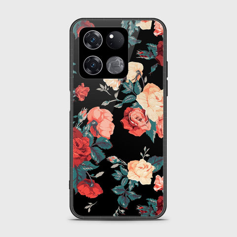 OnePlus Ace Racing Cover- Floral Series 2 - HQ Ultra Shine Premium Infinity Glass Soft Silicon Borders Case