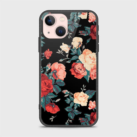 iPhone 14 Plus Cover- Floral Series 2 - HQ Ultra Shine Premium Infinity Glass Soft Silicon Borders Case