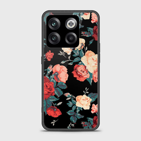 OnePlus 10T Cover- Floral Series 2 - HQ Ultra Shine Premium Infinity Glass Soft Silicon Borders Case