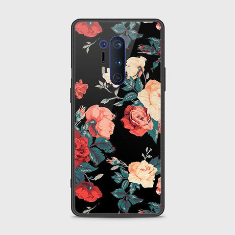 OnePlus 8 Pro Cover - Floral Series 2 - HQ Ultra Shine Premium Infinity Glass Soft Silicon Borders Case