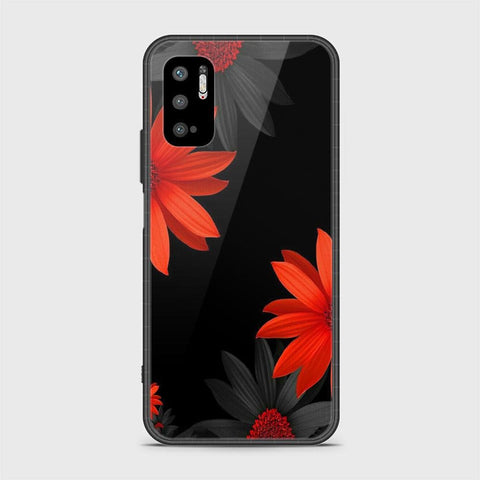 Xiaomi Redmi Note 10 5G Cover - Floral Series 2 - HQ Ultra Shine Premium Infinity Glass Soft Silicon Borders Case