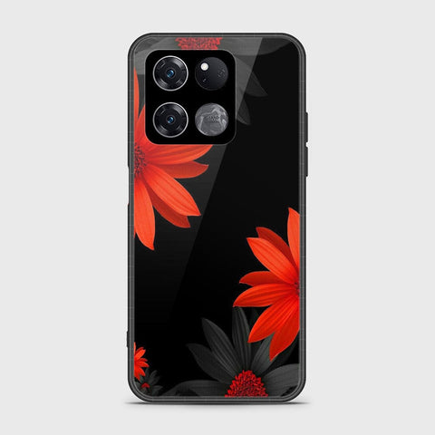 OnePlus Ace Racing Cover- Floral Series 2 - HQ Ultra Shine Premium Infinity Glass Soft Silicon Borders Case