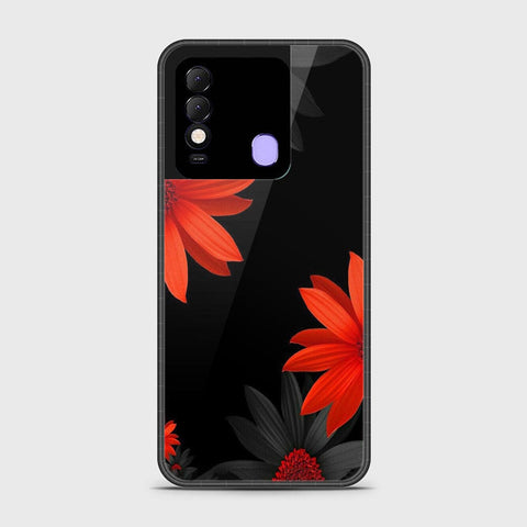 Tecno Spark 8 Cover- Floral Series 2 - HQ Ultra Shine Premium Infinity Glass Soft Silicon Borders Case