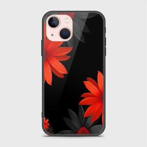 iPhone 14 Plus Cover- Floral Series 2 - HQ Ultra Shine Premium Infinity Glass Soft Silicon Borders Case