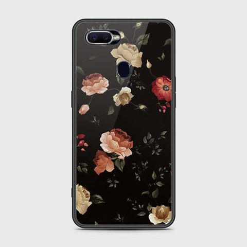 Oppo F9 / F9 Pro Cover - Floral Series 2 - HQ Ultra Shine Premium Infinity Glass Soft Silicon Borders Case