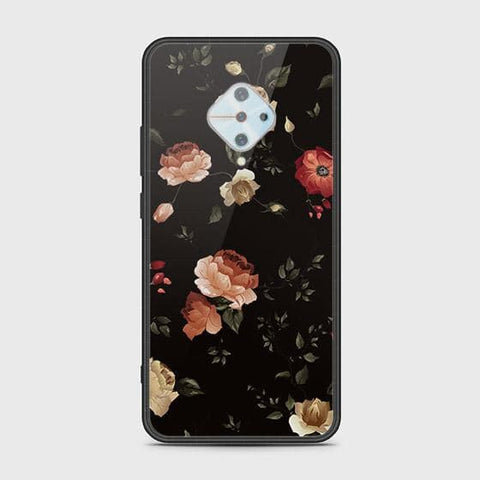 Vivo Y51 Cover - Floral Series 2 - HQ Ultra Shine Premium Infinity Glass Soft Silicon Borders Case